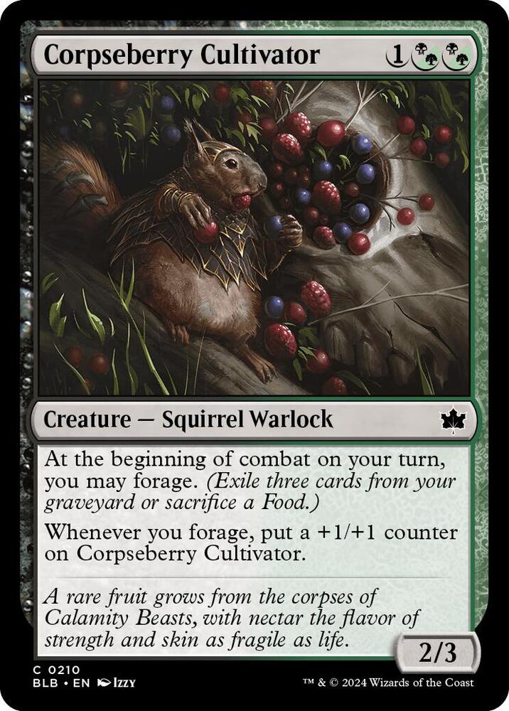 Corpseberry Cultivator, BLB, 210, NM, Foil