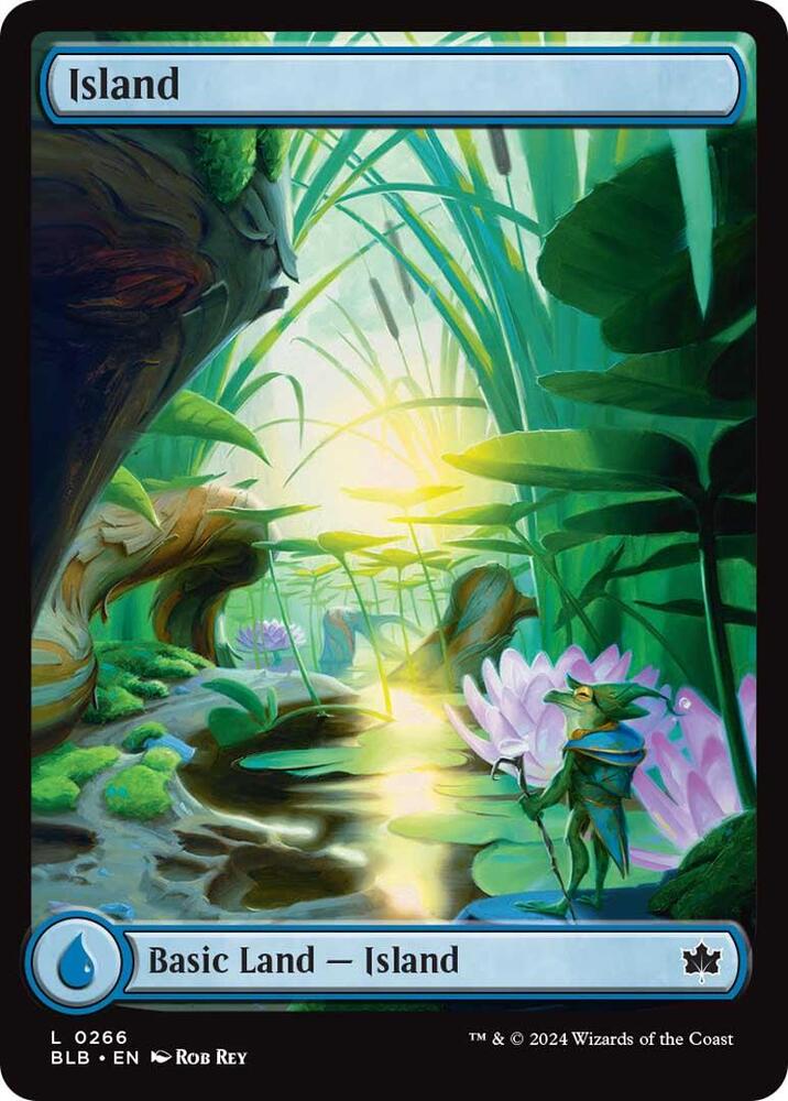 Island, BLB, 266, NM, Foil