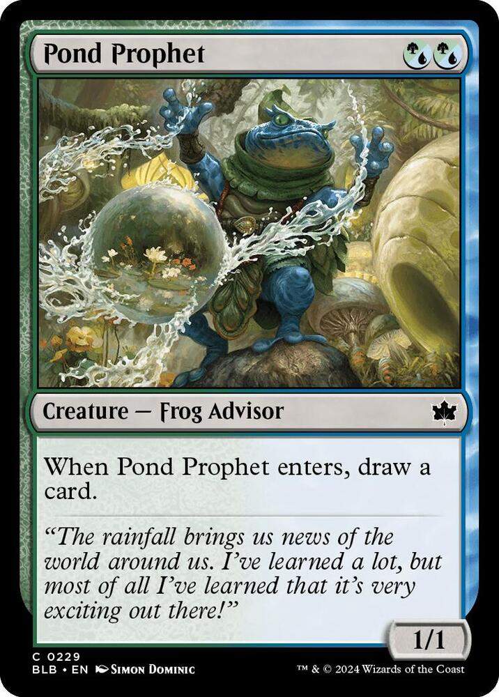Pond Prophet, BLB, 229, NM