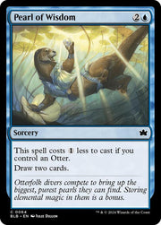 Pearl of Wisdom, BLB, 64, NM, Foil