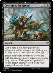 Consumed by Greed, BLB, 87, NM