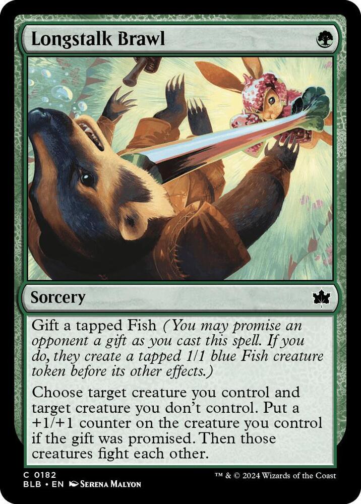 Longstalk Brawl, BLB, 182, NM