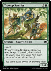 Treetop Sentries, BLB, 201, NM, Foil