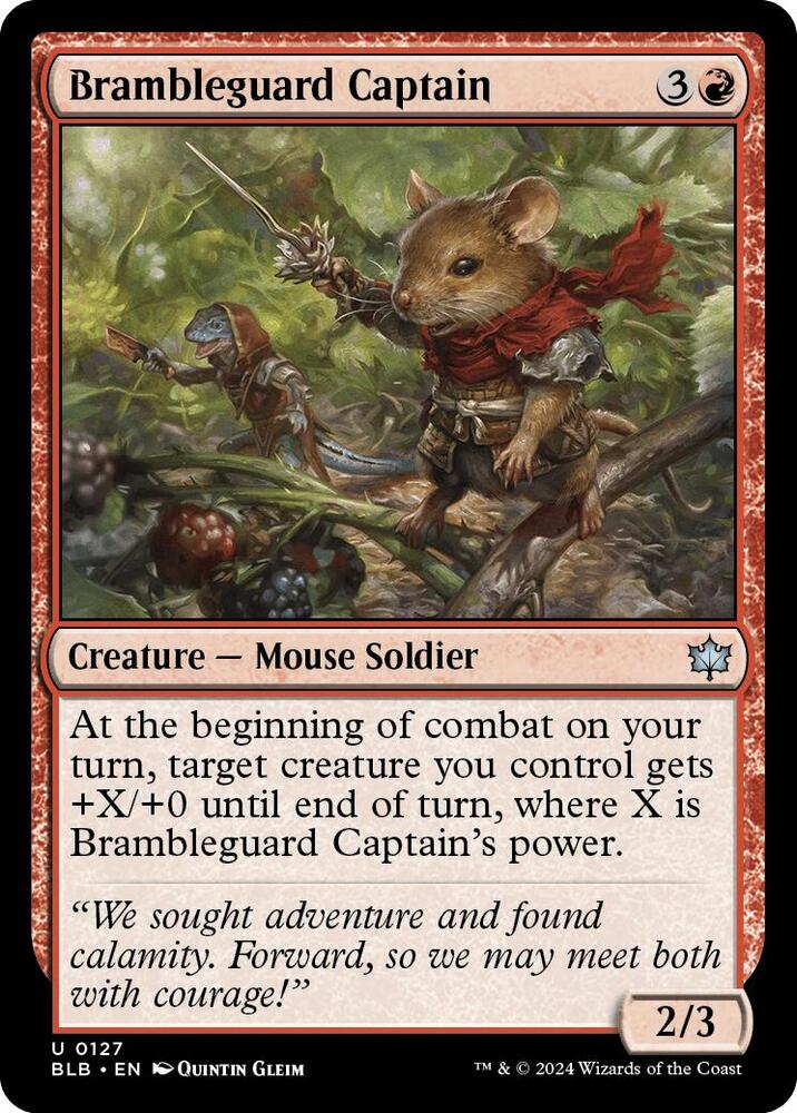 Brambleguard Captain, BLB, 127, NM