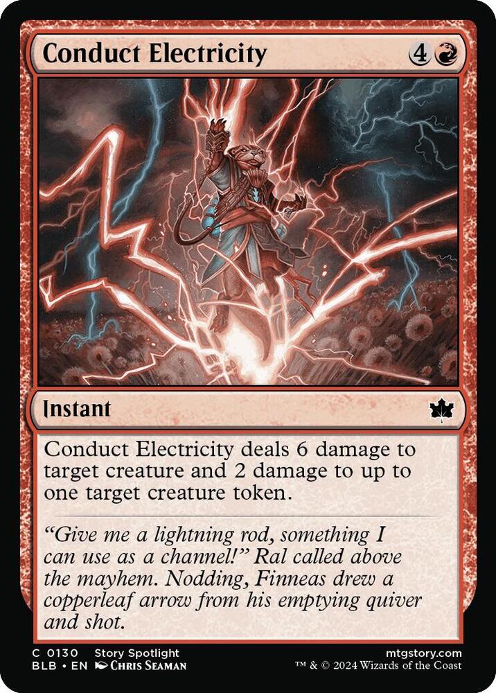 Conduct Electricity, BLB, 130, NM