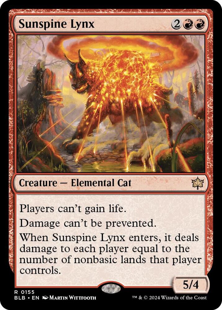 Sunspine Lynx, BLB, 155, NM