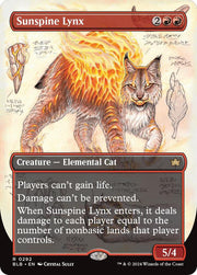 Sunspine Lynx (Borderless), BLB, 292, NM, Foil