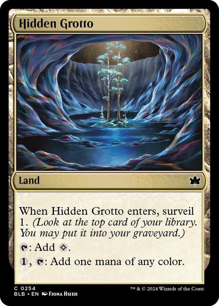 Hidden Grotto, BLB, 254, NM