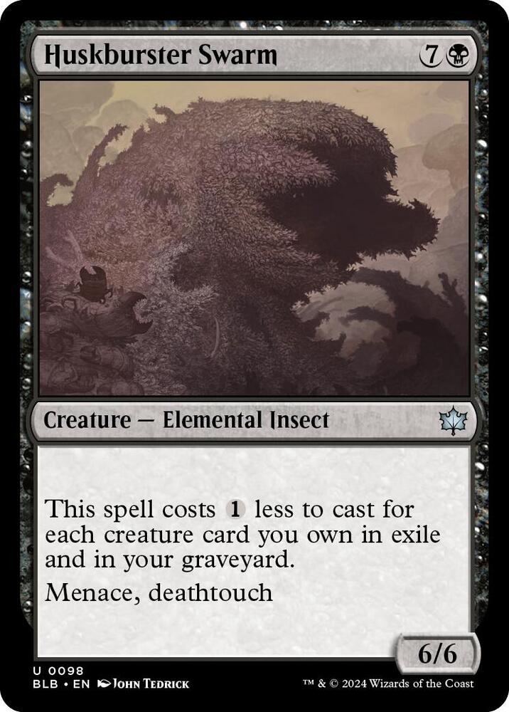 Huskburster Swarm, BLB, 98, NM