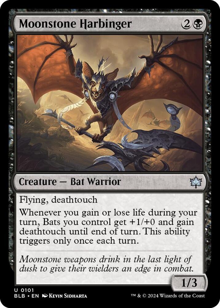 Moonstone Harbinger, BLB, 101, NM