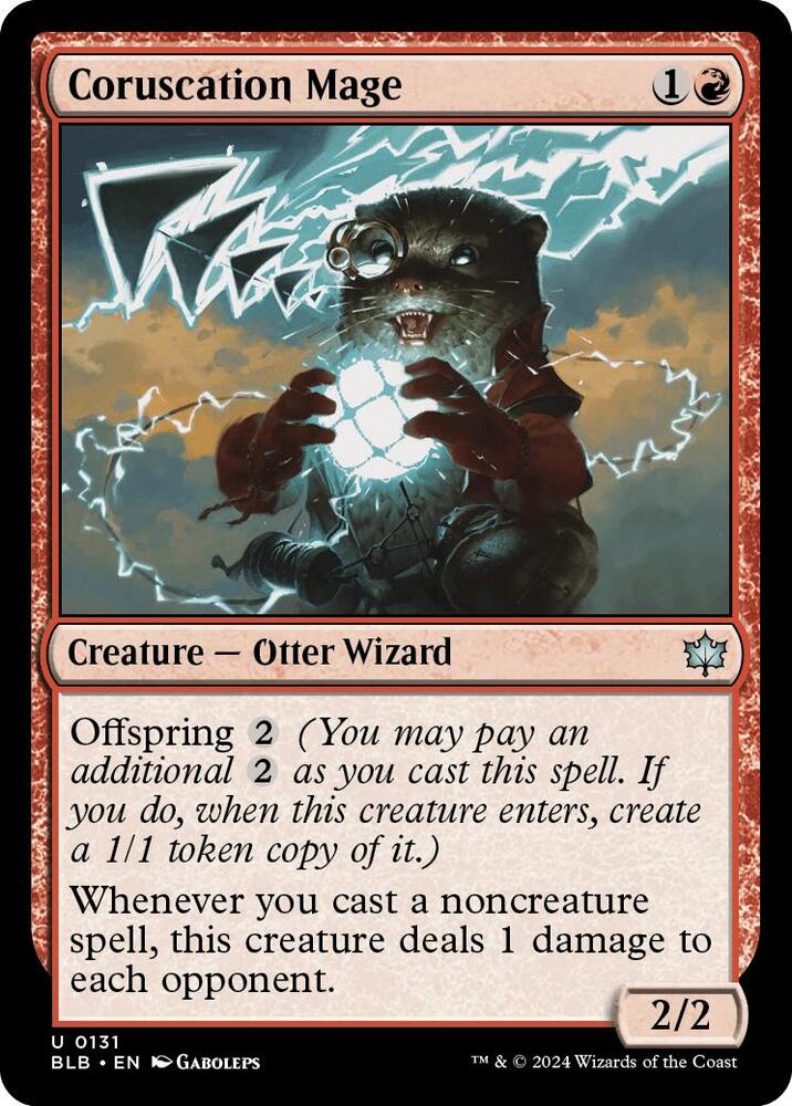 Coruscation Mage, BLB, 131, NM