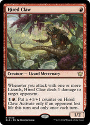 Hired Claw, BLB, 140, NM