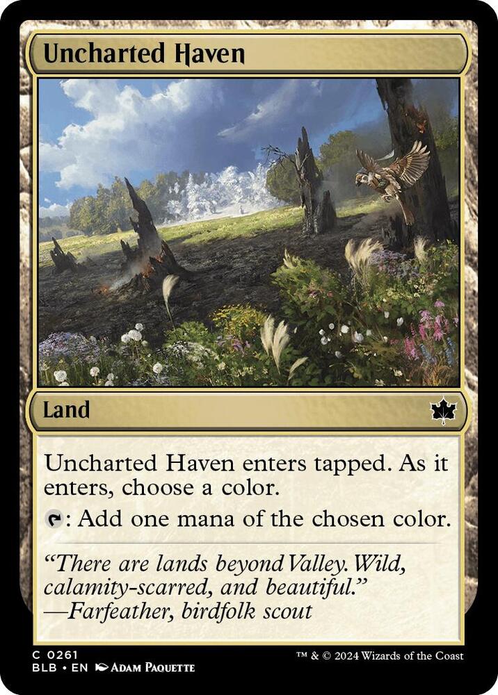 Uncharted Haven, BLB, 261, NM, Foil