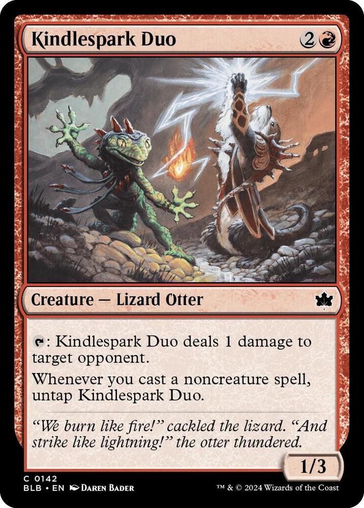 Kindlespark Duo, BLB, 142, NM