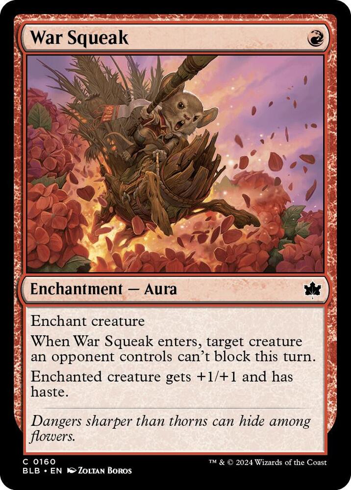War Squeak, BLB, 160, NM