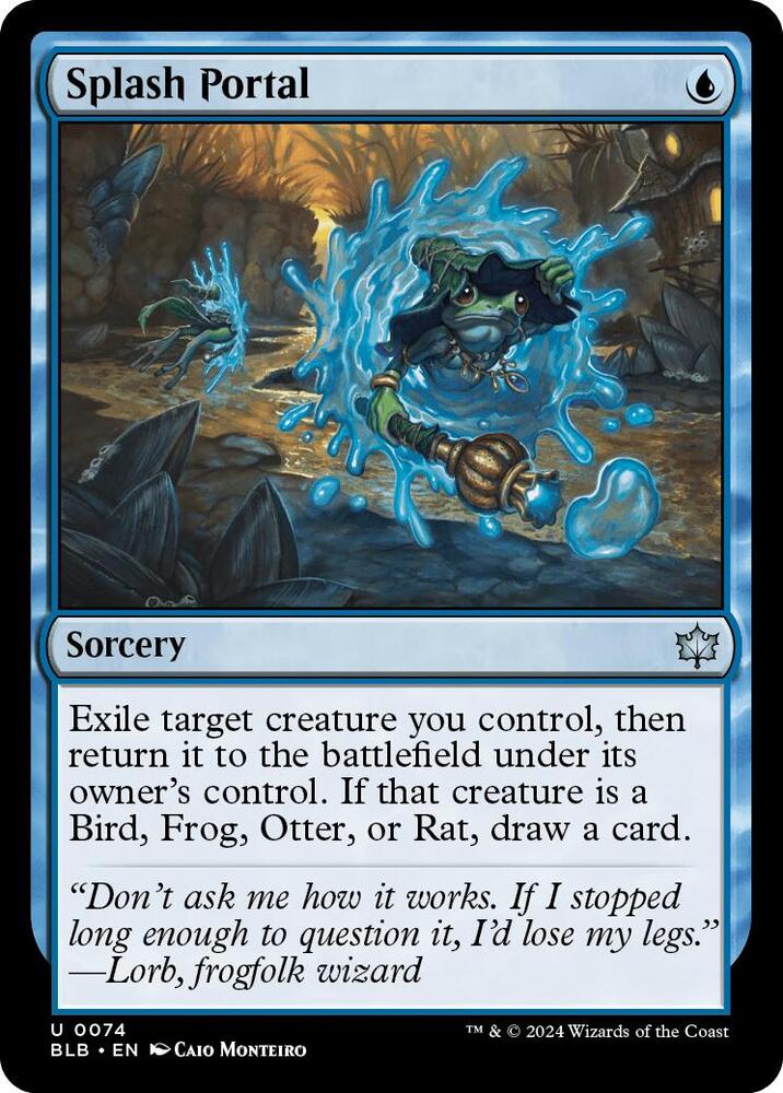 Splash Portal, BLB, 74, NM