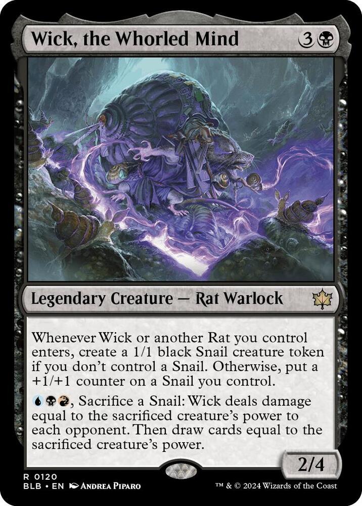 Wick, the Whorled Mind, BLB, 120, NM