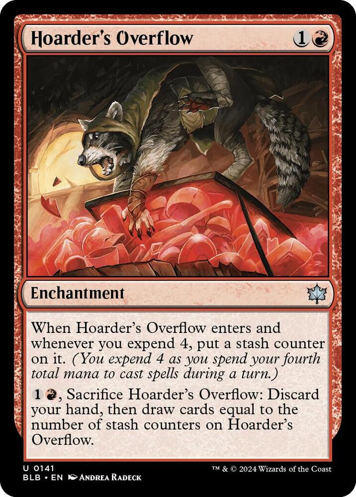 Hoarder's Overflow, BLB, 141, NM