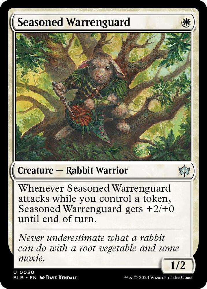 Seasoned Warrenguard, BLB, 30, NM