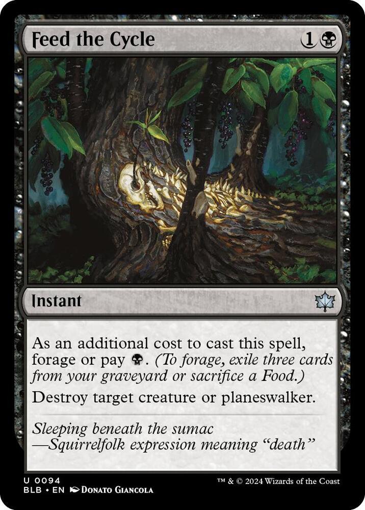 Feed the Cycle, BLB, 94, NM