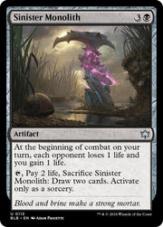 Sinister Monolith, BLB, 113, NM
