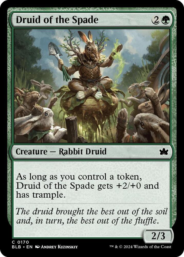 Druid of the Spade, BLB, 170, NM