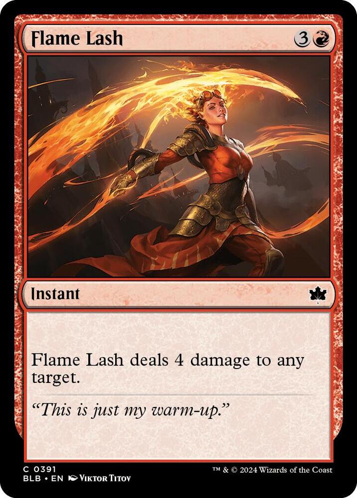 Flame Lash, BLB, 391, NM