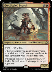 Gev, Scaled Scorch, BLB, 214, NM