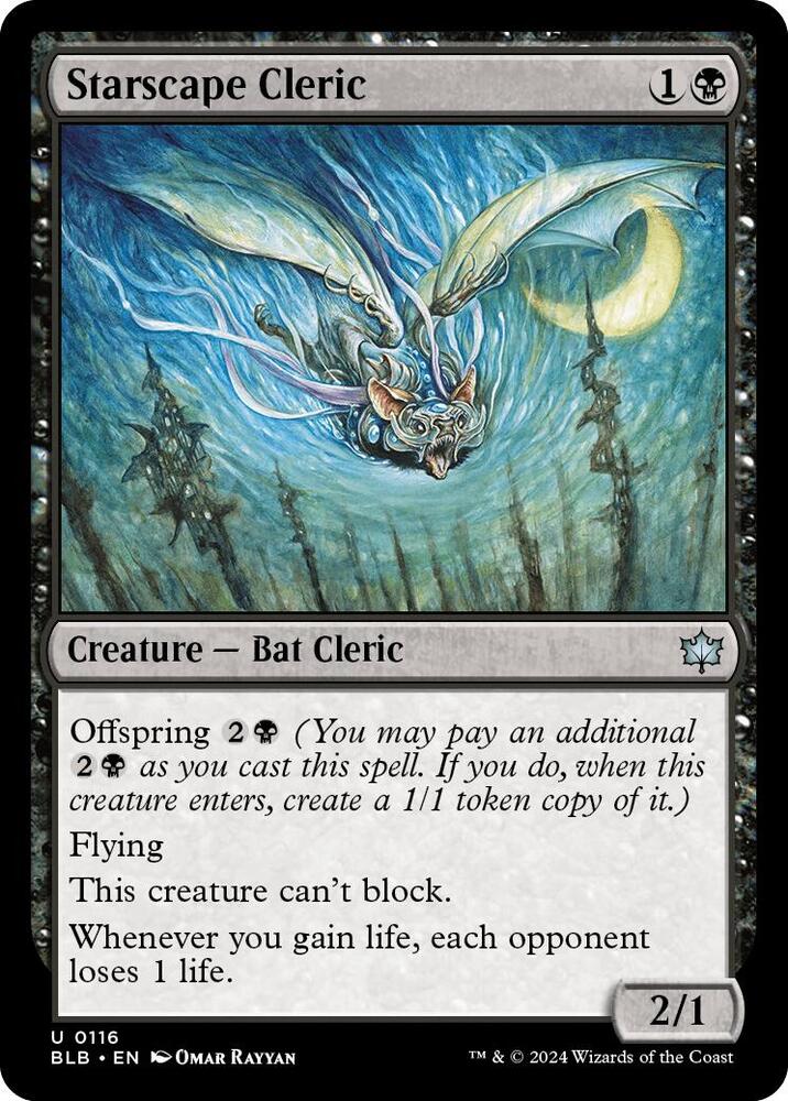 Starscape Cleric, BLB, 116, NM
