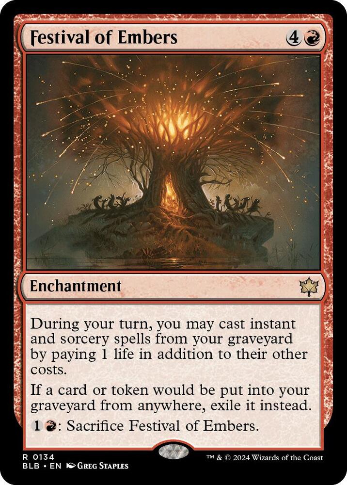 Festival of Embers, BLB, 134, NM