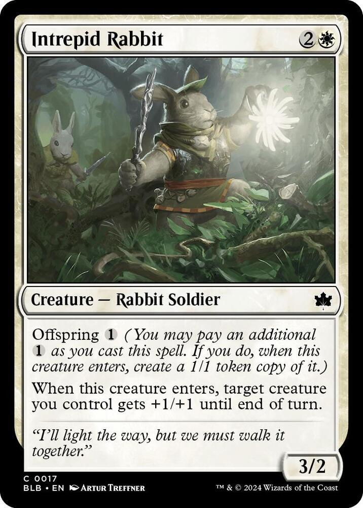 Intrepid Rabbit, BLB, 17, NM