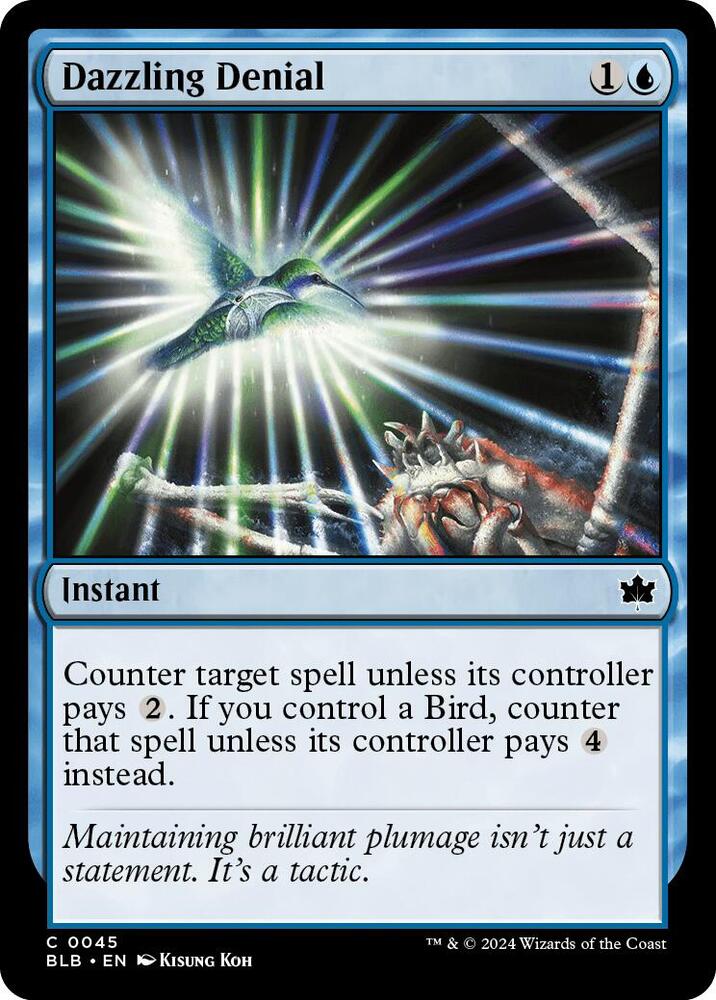 Dazzling Denial, BLB, 45, NM