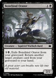 Bonebind Orator, BLB, 84, NM