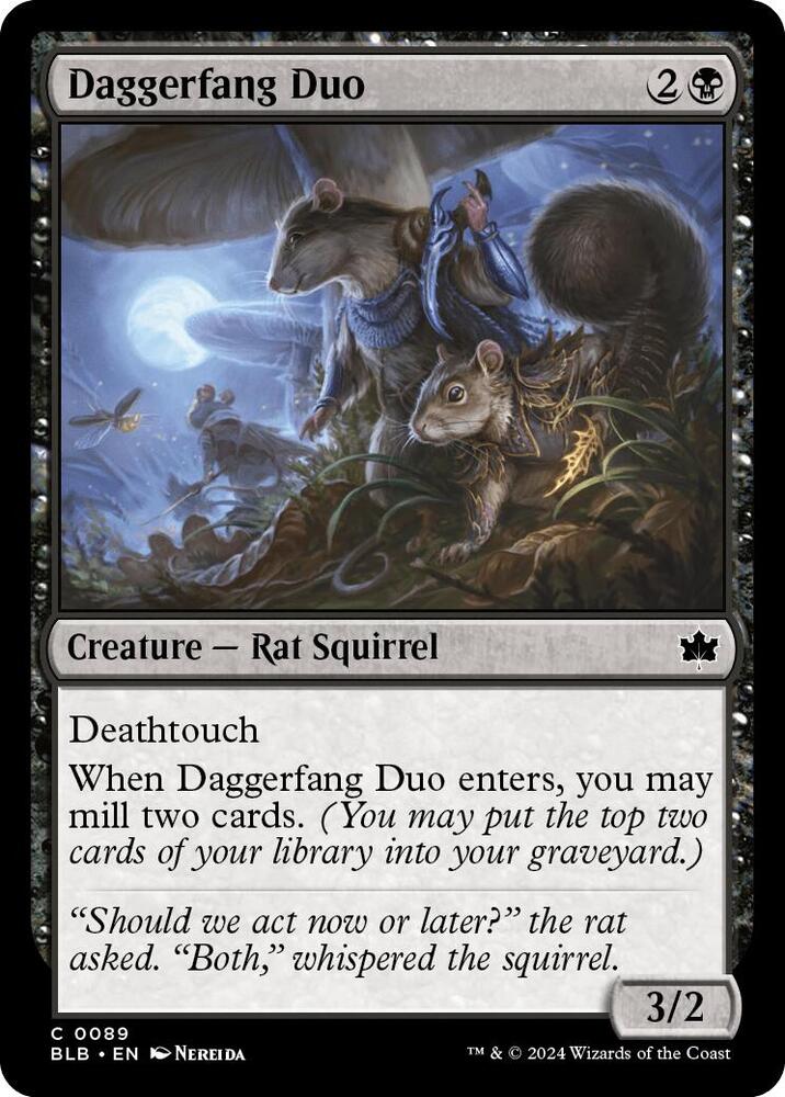 Daggerfang Duo, BLB, 89, NM