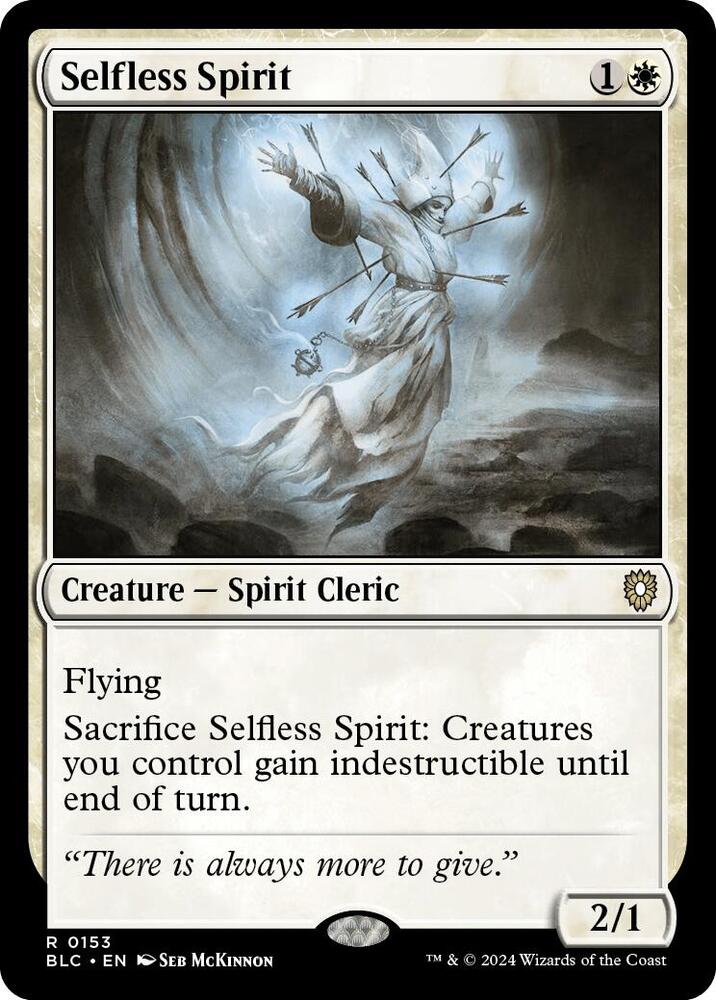 Selfless Spirit, BLC, 153, NM