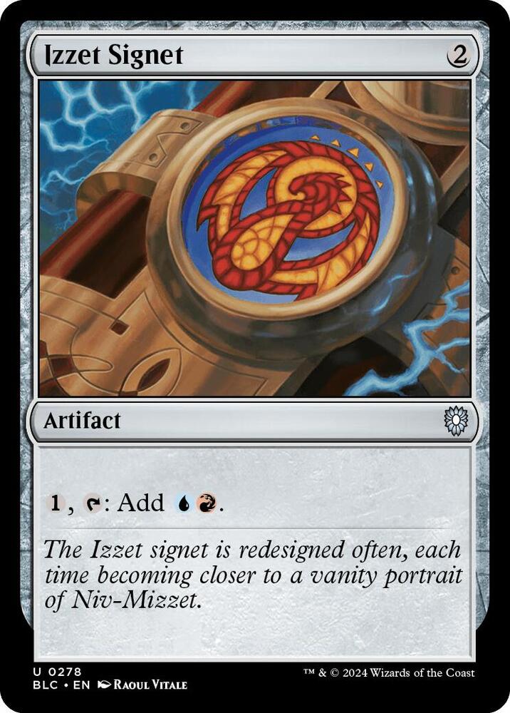 Izzet Signet, BLC, 278, NM