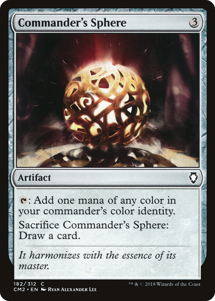 Commander's Sphere (CM2) 182 - WZRD TCG