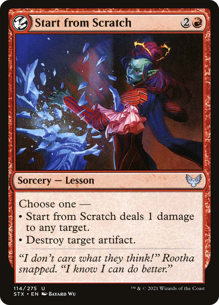 Start from Scratch (STX) 114 - WZRD TCG