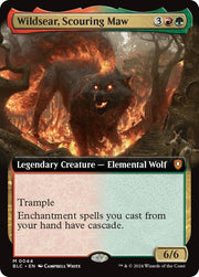 Wildsear, Scouring Maw (Extended Art), BLC, 44, NM