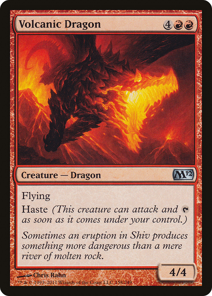 Volcanic Dragon (M12) 158 - WZRD TCG