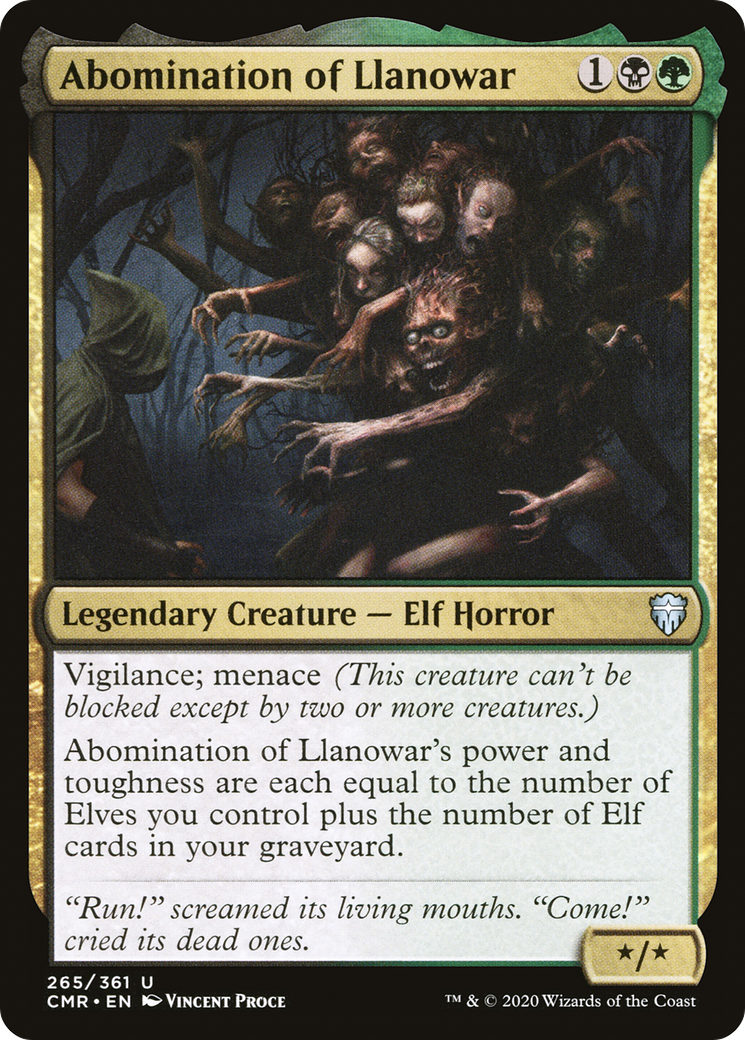 Abomination of Llanowar (CMR) 265