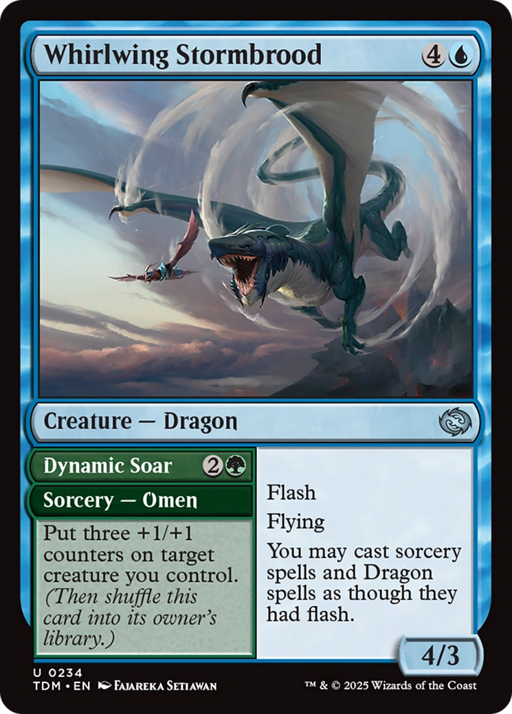 Whirlwing Stormbrood (DFC) (TDM) 234 - WZRD TCG