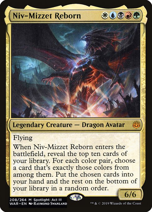 Niv-Mizzet Reborn front