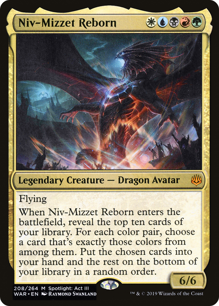 Niv-Mizzet Reborn (WAR) 208