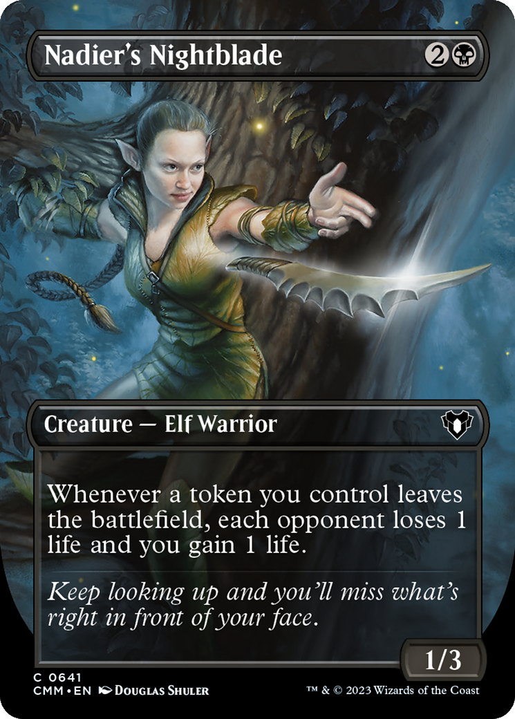 Nadier's Nightblade (CMM) 641 - WZRD TCG