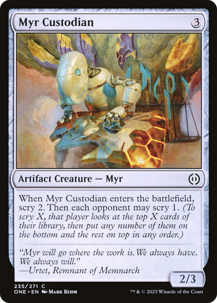 Myr Custodian (ONE) 235 - WZRD TCG