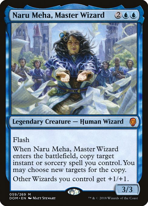 Naru Meha, Master Wizard front