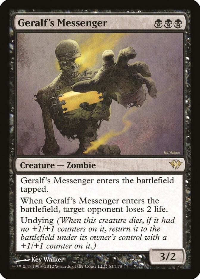 Geralf's Messenger,, 63, Near Mint, Foil