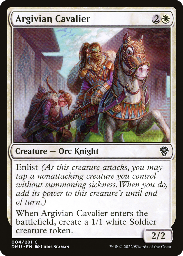Argivian Cavalier (DMU) 4 - WZRD TCG