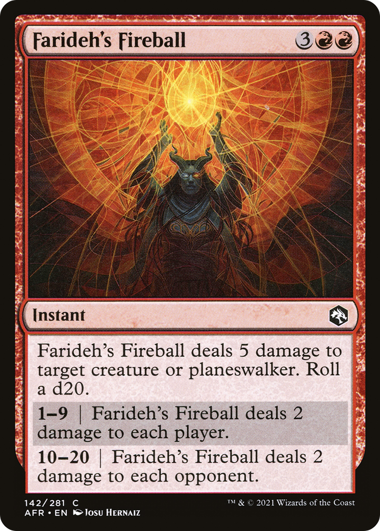 Farideh's Fireball (AFR) 142